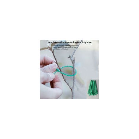 500 pezzi di fascette regolabili per piante, fascette flessibili a torsione per piante da giardino, fascette per sostenere alberi, arbusti e viti (verdi, 17 cm) - Crezuo