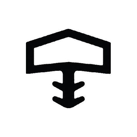 Trelleborg Zimmertürdichtung L 8001 beige