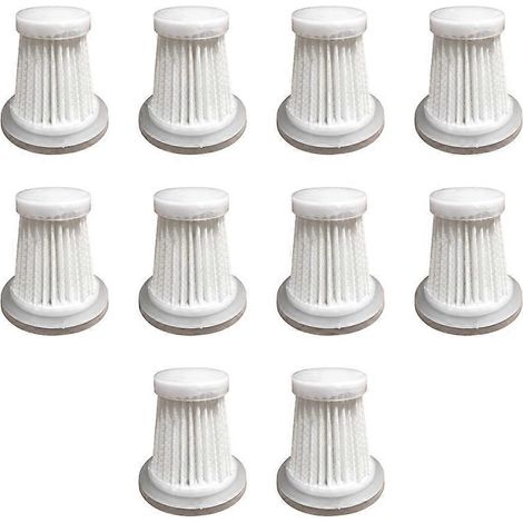 Autostaubsaugerfilter (10er-Pack) – Wiederverwendbare und waschbare Ersatzfilter für Handstaubsauger
