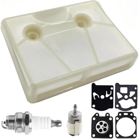 Filtre à air pour Dolmar 109, Happy Start, 110i, 111, 115, 115i, PS-43, PS-52, PS-540, pour Makita DCS430, DCS431, DCS520, DCS-520I, DCS540, DCS5200i, DCS-6800i modèles, avec Bougie d'allumage (1/5)