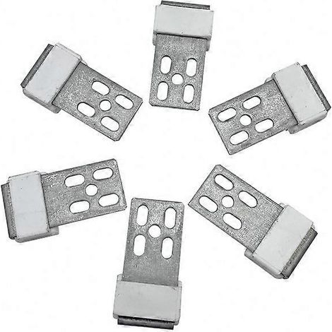 Réparation de sécurité des ressorts de canapé : lot de 30 clips métalliques pour ressorts de canapé à 5 trous, compatibles avec les meubles rembourrés, pièces de rechange et de remplacement. (1/5)