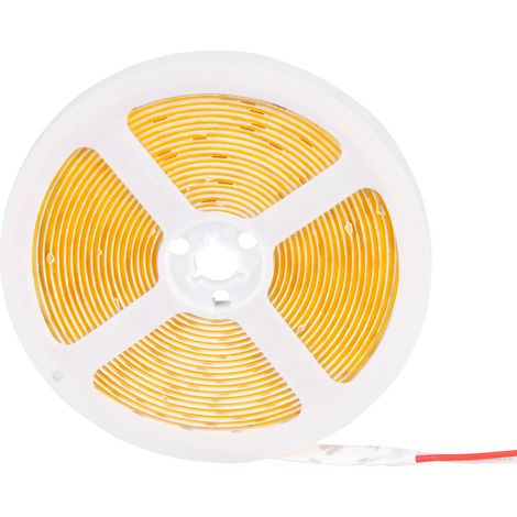 Ruban LED COB 24V 5m 33W 3050lm 3000K Polux blanc chaud (1/5)