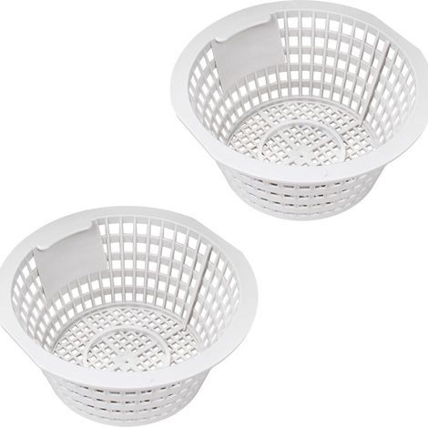 Lot de 4 Paniers Filtre pour Skimmer – Réf. 8928 – Panier Écumoire pour Piscine Hors-Sol – Sans Poignée – Compatible Swimline, Hydrotools