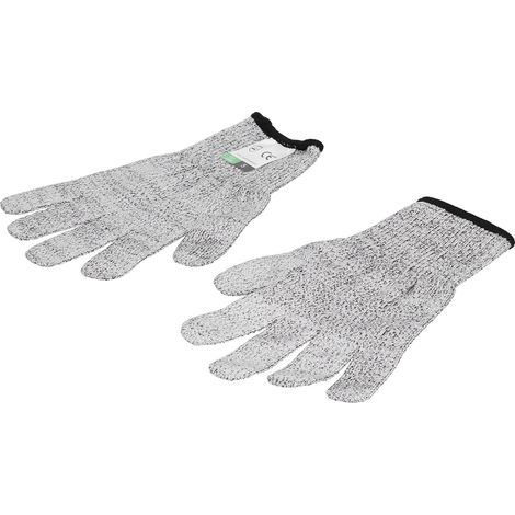 Gants de protection anti-coupure pour cuisine, éminçage, ouverture d'huîtres, sculpture sur bois, taille L, résistants à l'abrasion, lot de 1, coupe et usage intensif. (1/5)