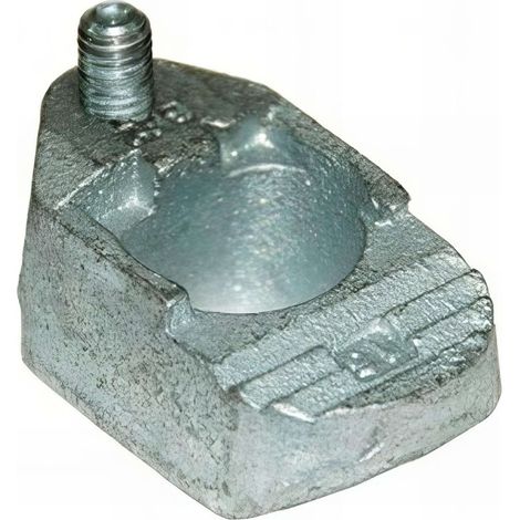 Crapaud de fixation réglable plein M12 - Galvanisé - BE2G12