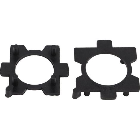 Staffe di base per fari a LED a bassa potenza in 2 pezzi, design professionale, materiale ABS, portalampada per fari - Crezuo (1/4)