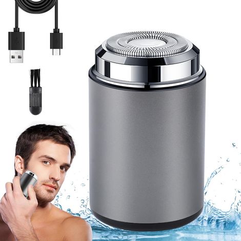 Mini Electric Shaver, Men's Electric Shaver, Wet and Dry Shaver, Portable Electric Shaver for Men Women, Razor IPX7, 30 Days Playtime, for Home, Car, Travel (1/5)