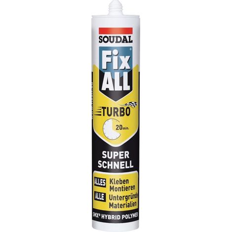 Soudal Colle de montage Fix ALL Turbo blanc 430 g (1/3)