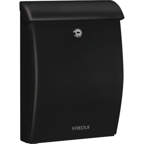 ARREGUI Mininova E5334 Buzon Individual de Plastico de gran resistencia,  tamaño M (DIN A4), negro
