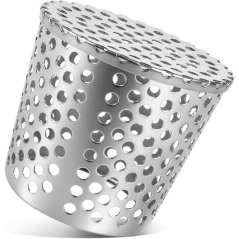 Crapaudine de Gouttière, Filtre Eau de Pluie, Gouttiere Pvc, Grille Gouttière Anti Feuilles, Filtre Gouttiere, Filtre à Feuilles et Branches en Acier Inoxydable (75-90mm)