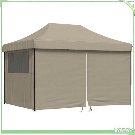 Tente de réception pliable - FAFEICY - 4005026 - 4 parois avec fenêtres - Toit Oxford enduit PVC - 410x279x315 cm (1/5)