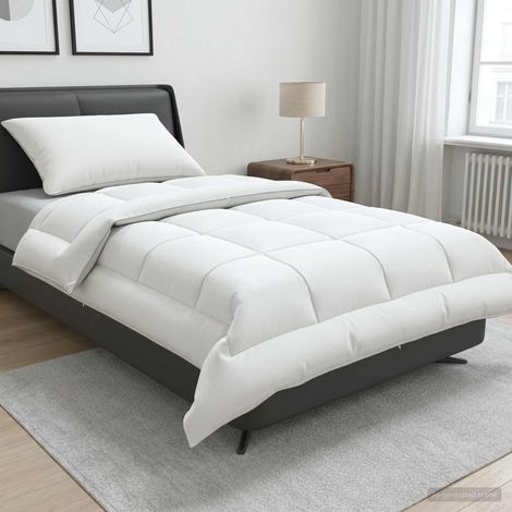 vidaXL Ensemble de couette et d'oreiller 2 pcs 150x200 cm Été 200 GSM (1/5)