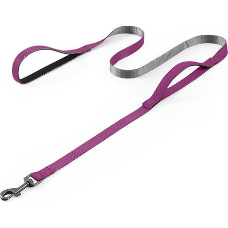 Dog Lead, Dog Lead 1.5m/3m/5m with Double Padded Handle, Nylon Lead for Small to Large Dogs (1/5)