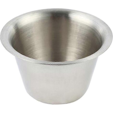 gobelet de 57 ml (2 oz) en acier inoxydable pour sauces et condiments, idéal pour la cuisine de restaurant. (1/5)