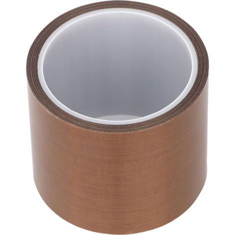 Ruban en téflon, ruban PTFE haute température pour machine de scellage sous vide, scellant à impulsion manuelle, isolation avec revêtement en PTFE, robinet adhésif en fibre de (1/5)