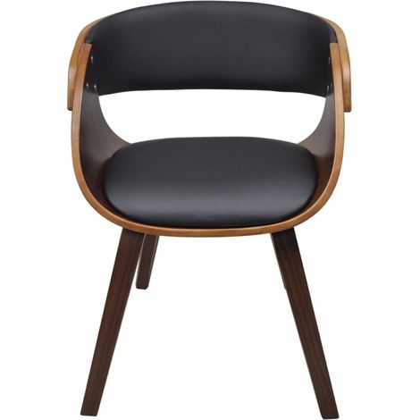 Maison Exclusive - Chaise à manger bois courbé et similicuir (1/5)
