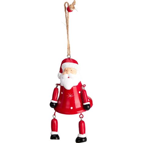 Pendenti per Albero di Natale con campanella per decorazioni natalizie -Renna (1/4)
