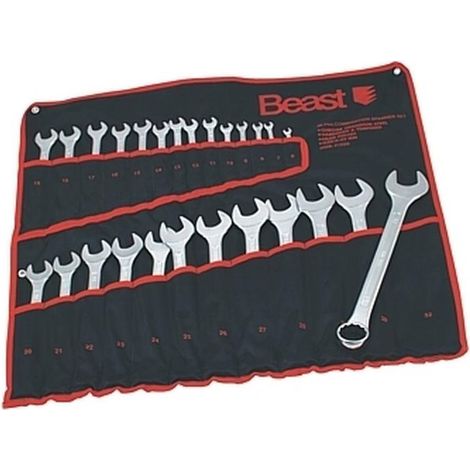 Jeu de Clés Mixtes 6-32 mm - Acier - Norme CV 26X - Polyvalent et Pratique - Haute performance - Beast (1/5)