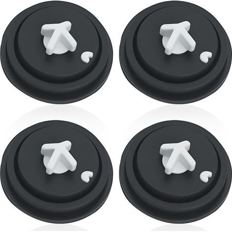 4PCS Joint Chasse d'eau WC,Rondelles de Joint Chasse d'Eau WC Joints de Diaphragme à Entrée Latérale pour L'Entretien des Chasses D'eau des Toilettes