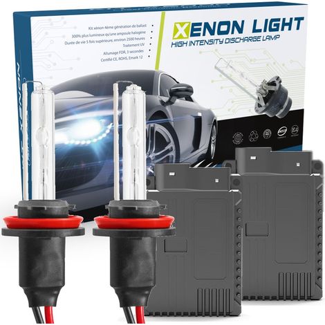 Kit Xénon H8 H9 H11 H16 - 4300K 25W - SD2+ XPU V5.5 Performance Luxe - voiture (1/5)