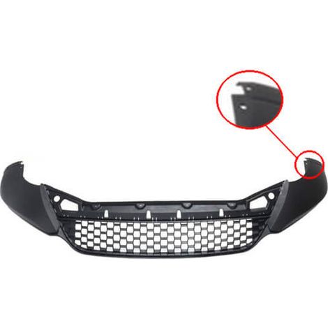 Spoiler de pare-choc avant avec trous extension Offroad Volkswagen Tiguan 1 phase 2 2011-2016