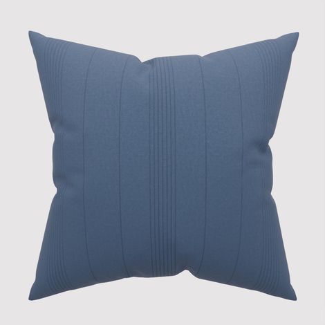 Housse de coussin 60x60 cm ADELE bleu, par Soleil d'Ocre