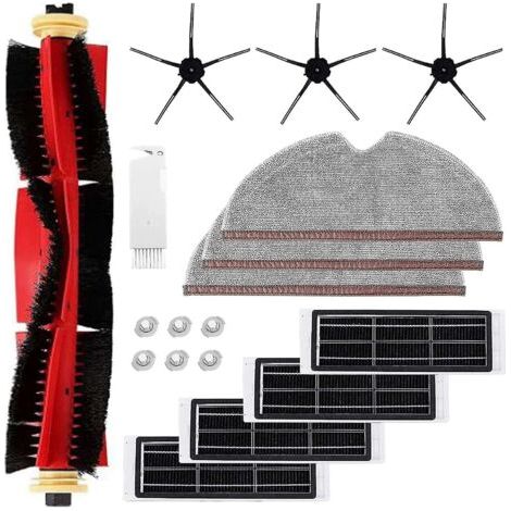 Lot accessoires compatibles aspirateurs Xiaomi Roborock S6, S6 Maxv, S6 Pure et S5, filtres et brosses de rechange (1/5)