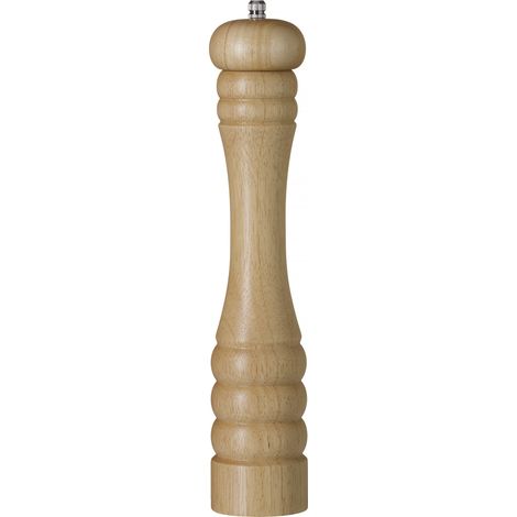 Molinillo de pimienta de madera clara de diámetro 60 x 315 mm - Hendi 469743