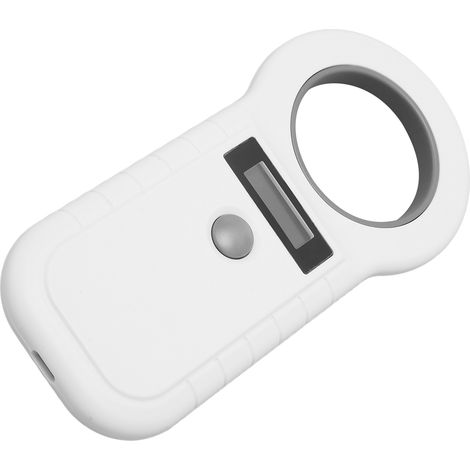 Lecteur de puces électroniques pour animaux de compagnie 134,2 kHz/125 kHz EMID FDX B, filaire USB, sans fil Bluetooth 2,4 GHz, portable, blanc (1/5)