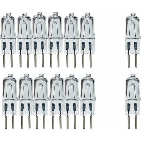 Lámpara halógena GABRIELLE G5.3, base de lámpara de cristal G5.3, lámpara halógena de bajo voltaje 220 V-35 W