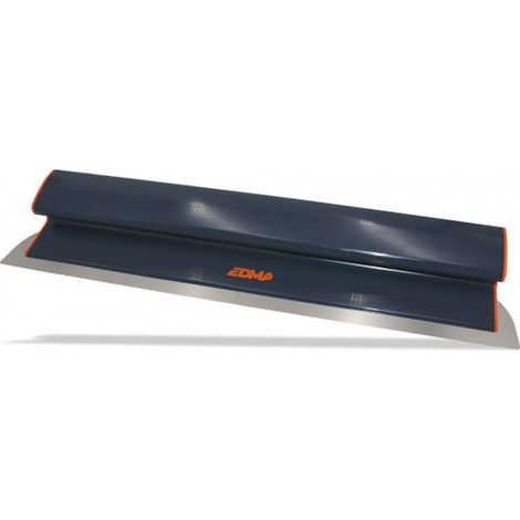 Edma – Lame à lisser souple 60 cm – Acier inoxydable – Épaisseur 0,3 cm – Bords arrondis pour finition professionnelle