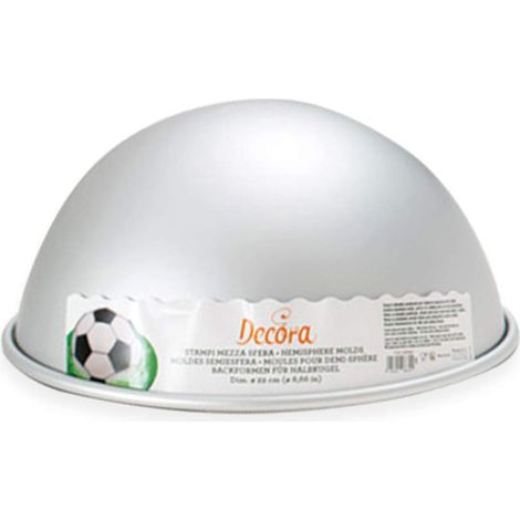 Decora 0062957 Stampo Mezza Sfera Ø 22 X H 11 Cm In Alluminio Anodizzato (1/5)