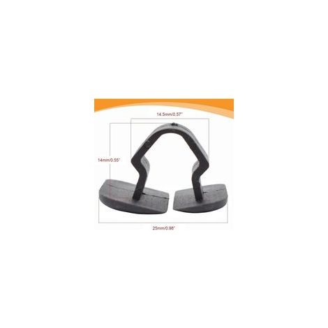 10 Pièces Capot De Voiture Isolation Pad Support Clip Auto Capot En Plastique Boucle De Fixation Retenue,Isolation Thermique Et Acoustique Disponible,Apto Para Todo Tipo De Coches Del Mercado (1/4)