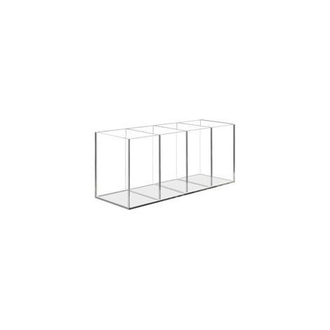 Stück transparenter Acryl-Stiftehalter, Acryl-Stiftehalter mit 4 Fächern, Aufbewahrung für Make-up-Pinsel, Schreibtisch-Organizer (1/5)