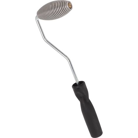 Rouleau à bulles en fibre de verre, outil à palette, rouleau à bulles en alliage d'aluminium avec poignée en plastique, type Olive Roll C (1/5)