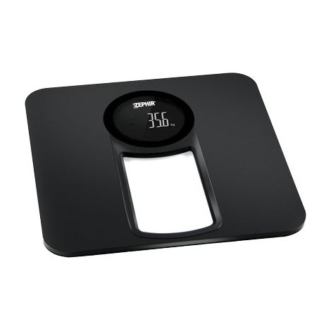 BILANCIA PESAPERSONE DIGITALE ZHS811 ZEPHIR - VETRO ULTRA SLIM CM 30 KG 150 2XCR2032 NON INCLUSE