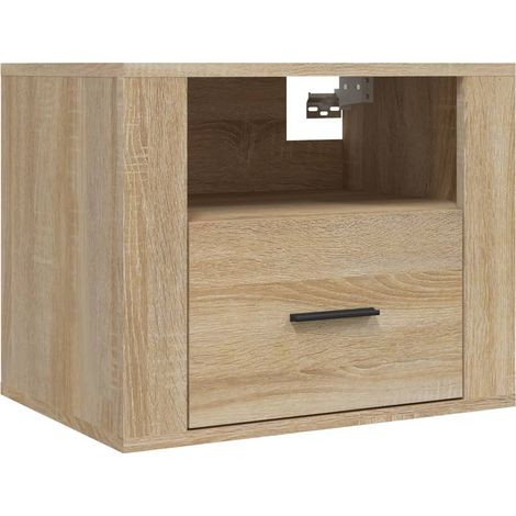 Maison Exclusive - Wand-Nachttisch Sonoma-Eiche 50x36x40 cm