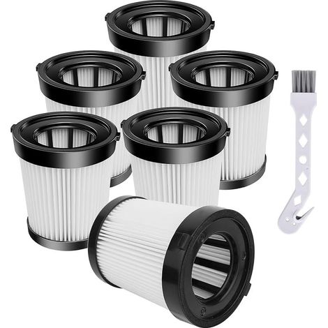 Lot de 6 filtres de rechange pour Lubluelu 202 HEPA pour Oraimo OSV-102, Besswin W26, VacLife VL732, aspirateur sans fil Fabuletta FSV001, FSV101 (1/5)