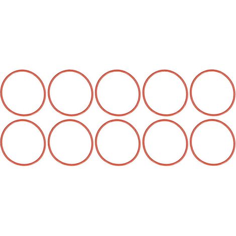 10 Stück Gummidichtungsringe, rund, präzise, langlebig, hitzebeständig, glatt, sauber, Ventilplattendichtung