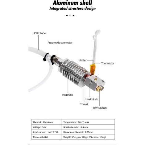 E3D V5 Hotend for Anycubic Vyper / Chiron / Mega