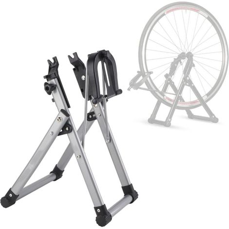 Trywise Support de Guidage de Roue de vélo, pièces d'accessoires d'entretien de cyclisme de conception pliable et intelligente (1/4)