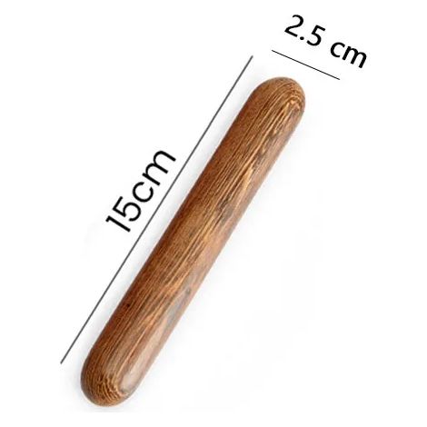 Bâton de massage en bois pour acupression, réflexologie plantaire et dorsale, massage par le bois, massage des points de déclenchement, outil de massage Gua Sha-AquaForge