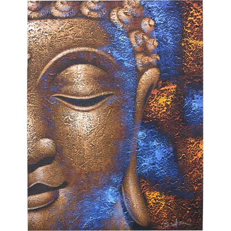 Peinture de Bouddha - Copperface- Vendu par 1 (1/4)