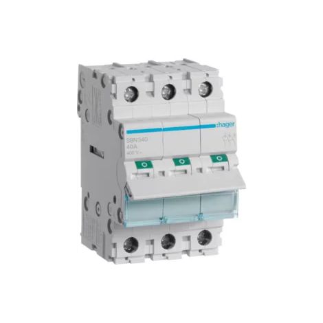 Hager SBN340 Modulares Dreiphasenschalter 40A 400V