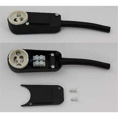 Packung mit 10 Anschlussdosen, GU10-Fassung für LED- und Halogen-Einbaustrahler
