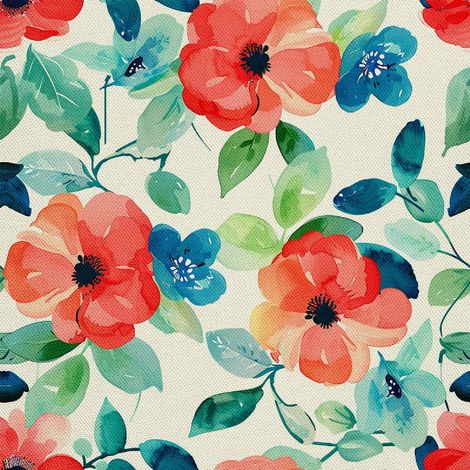 Tela decorativa para exteriores Oxford - Motivo primaveral I DX7464 (1/5)