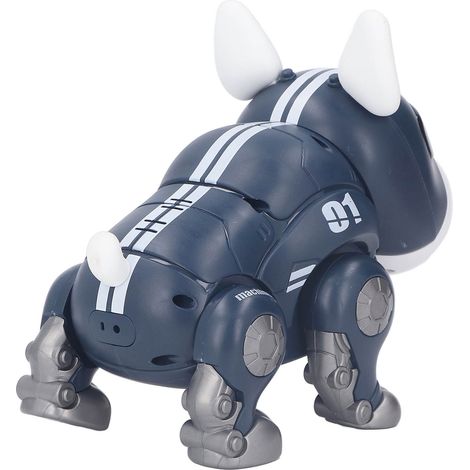 Elektronischer Spielzeughund mit Berührungssensor, intelligenter Tanzroboter, ideal für Kinder, blau. (1/5)