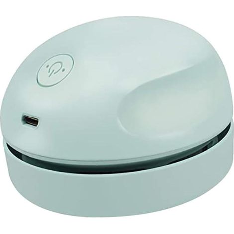 Aspiradora de escritorio con forma de ratón para eliminar la suciedad del teclado y los restos de papel. (1/5)