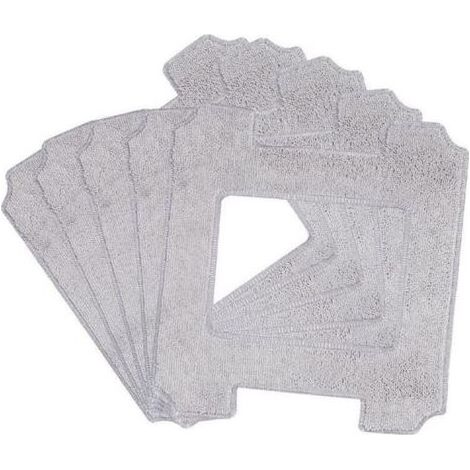 Lot de 6 tampons de nettoyage,Chiffon de nettoyage en microfibre lavable,pour robots de nettoyage de vitres Ecovacs Winbot W1 / W1 Pro / W2 / W2 Omni - Pour robot nettoyeur de vitre (1/5)