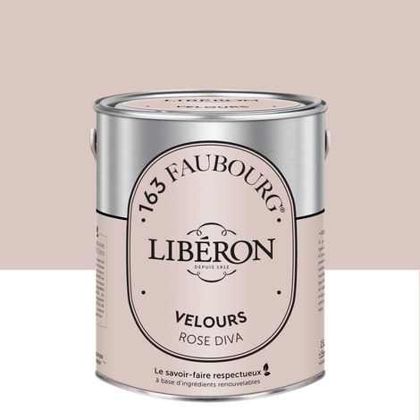 LIBERON Peinture rose diva multisupport 163 faubourg LIBÉRON velours 2.5 l